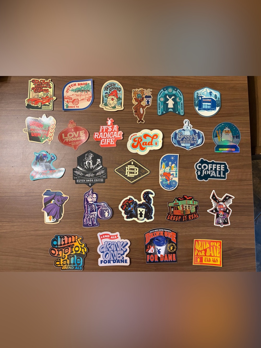 Dutch Bros Sticker Lot